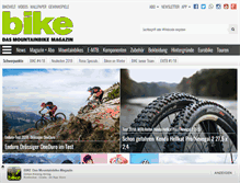 Tablet Screenshot of bike-magazin.de